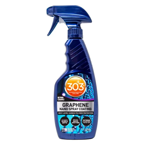 303 Products Revestimiento de Aerosol Nano de Grafeno - Acabado Brillante Mejorado y Profundidad, Repelente al Agua, Resistente a los Rayos UV,