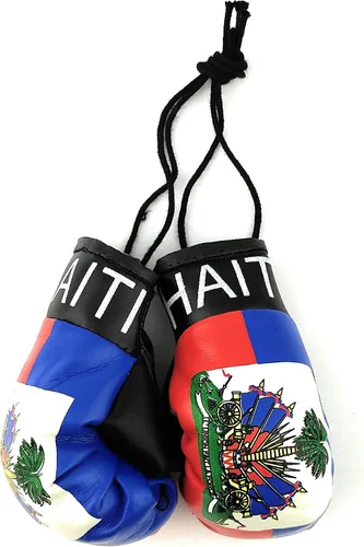 Miniatura 3 de Mini guantes de boxeo para colgar en el espejo del coche (Camerún)