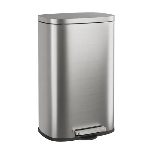 Miniatura 15 de WLIVE Bote de basura de 13 galones, 50 litros de gran capacidad con sensor de movimiento automático, cubos de basura sin contacto con indicador LED
