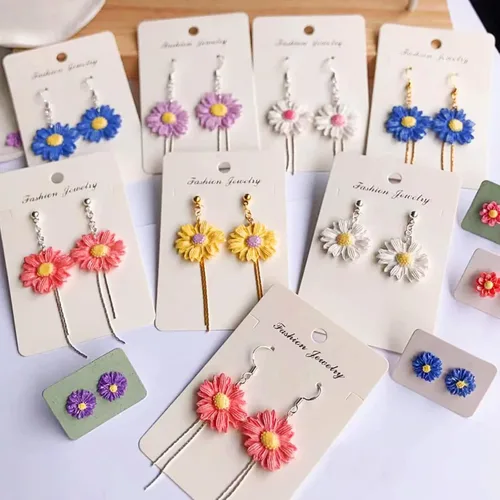 Miniatura 5 de Moldes de arcilla polimérica de flores pequeñas de margarita, moldes de arcilla miniatura de 13 cavidades para hacer joyas, decoración de pasteles