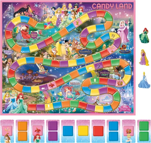 Miniatura 4 de Candy Land – Juego de tablero de edición Disney Princess (versión US)