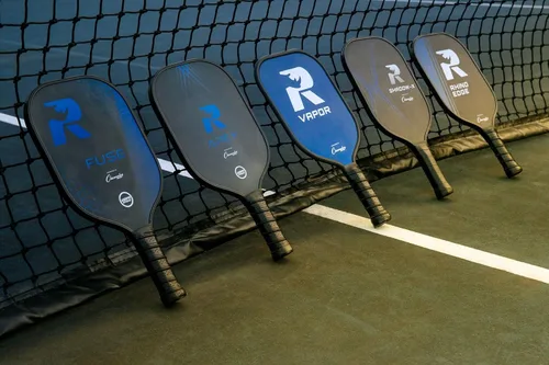 Miniatura 8 de Champion Sports - Palas de pickleball de rinoceronte: palas de pickleball para interiores o exteriores en madera, aluminio, fibra de vidrio, Borde