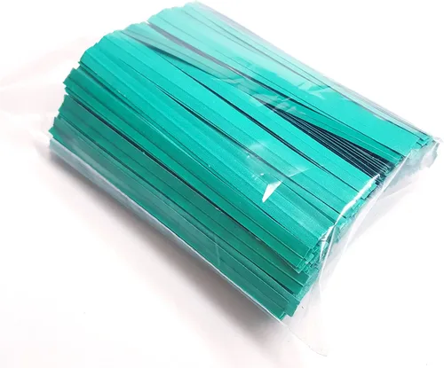 Miniatura 5 de cintas de alambre de 4 pulgadas de largo, con revestimiento de plástico, no se rompen, uso general, ideal para bolsas de regalo de fiesta, embalaje
