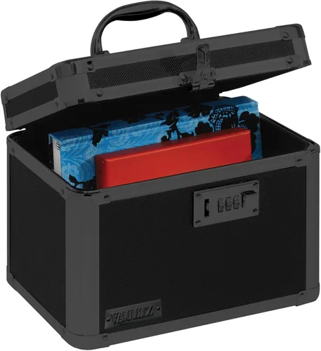 Miniatura 24 de Vaultz Cajas de seguridad seguras – Caja de seguridad segura con combinación, almacenamiento para documentos, objetos de valor, medicamentos