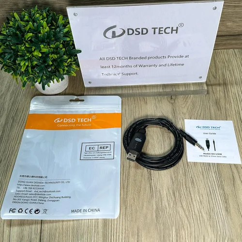Miniatura 8 de DSD TECH SH-U35B USB RS232 a 0.138 in Cable serie con chip FTDI FT232RL 6FT