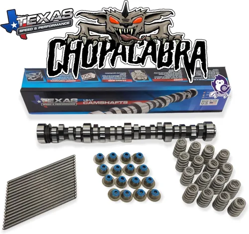 Kit de Árbol de Levas Texas Speed TSP Chopacabra con Muelles, Juntas, Varillas de Empuje, Árbol de Levas LS para Camión, 4.8, 5.3, 6.0, 6.2, Vortec,
