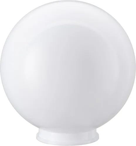 Miniatura 15 de Aspen Creative 28002-60-41, 8 pulgadas de acrílico transparente lámpara poste globo con 3-7/8" cuello