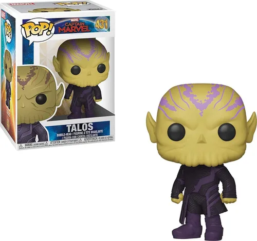 Funko Pop! Marvel: Captain Marvel - Juguete Talos, estándar, multicolor