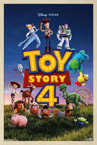 Miniatura 7 de Trends International Disney Pixar Toy Story 4 - Póster de pared de una hoja, 14.725 x 22.375 pulgadas, versión enmarcada plateada Versión con marco