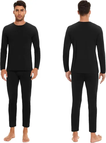 Miniatura 2 de SIMIYA Thermal Underwear Set for Men Long Johns with Fleece Lined