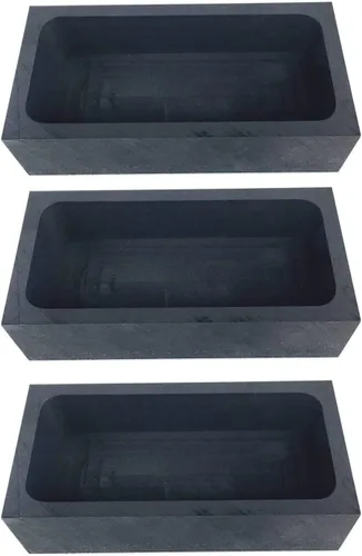 Miniatura 6 de Molde de lingote de grafito de oro y plata para fundir refinación de fundición (4.4 lbs)