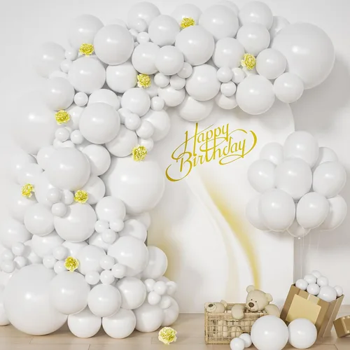 Miniatura 14 de Kit de arco de globos negros, 129 piezas de diferentes tamaños 18, 12, 10, 5 pulgadas, kit de guirnalda de globos negros para graduación, Halloween