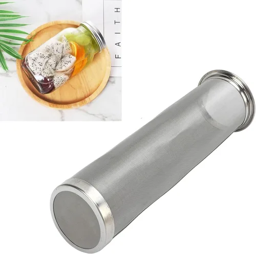 Miniatura 7 de Filtro de café frío para tarro de masón, filtro de filtro de infusión de té de acero inoxidable, filtro cilíndrico de malla de boca ancha