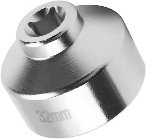 1 ¼" Tuerca de filtro de aceite de perfil bajo para motores GM Ecotec de 2.2L, enchufe de 32mm de 6 puntas, herramienta de extracción de filtro de