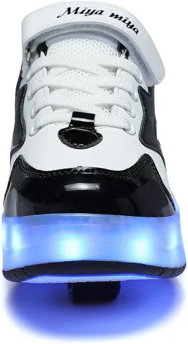 Miniatura 6 de Nsasy Zapatos de ruedas para niñas y niños, zapatos de ruedas para niños, zapatos de ruedas con luz LED para niños