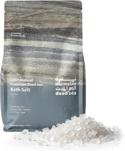 Sales del Mar Muerto para remojar, relajante baño de sal marina para rejuvenecimiento corporal, sales minerales naturales, sal gruesa del mar