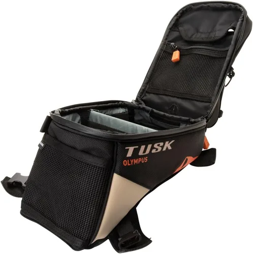 Miniatura 9 de Tusk Olympus - Bolsa para tanque (tamaño grande), color negro y marrón