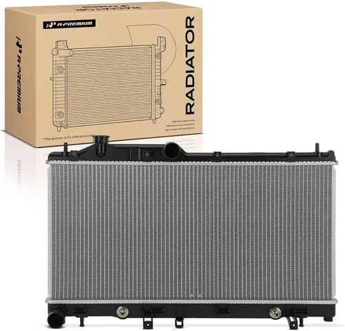 A-Premium Conjunto de radiador de refrigerante del motor con enfriador de aceite de transmisión Compatible con Subaru Forester 09-13, Impreza 08-11,