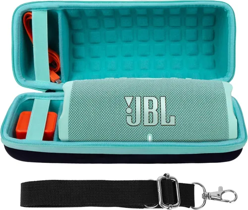 Miniatura 18 de co2CREA Funda de viaje rígida de repuesto para altavoz Bluetooth impermeable JBL Charge 4 / Charge 5 (funda negra)
