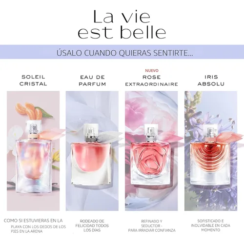 Miniatura 8 de Lancôme La Vie Est Belle Eau de Parfum - Fragancia de larga duración con notas de iris, pachulí terroso, vainilla cálida y azúcar hilado, perfume