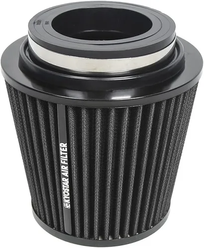 Miniatura 151 de KYOSTAR Filtro de aire universal de alto flujo de 3" (76 mm), entrada de aire frío de cono reutilizable, alto rendimiento, lavable, kit de aire seco