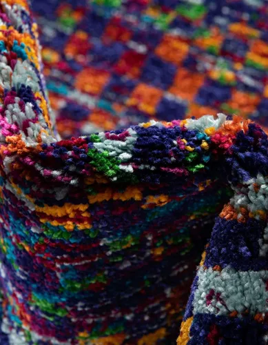 Miniatura 6 de Unique Loom Calypso Collection - Alfombra rectangular de 2 x 3 pies, color azul y multicolor