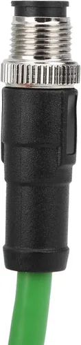 Miniatura 8 de Kadimendium al cable industrial RJ45 de Ethernet IP67Connecting línea 16.4 ft/16 4ft longitud D código 4pin cable macho