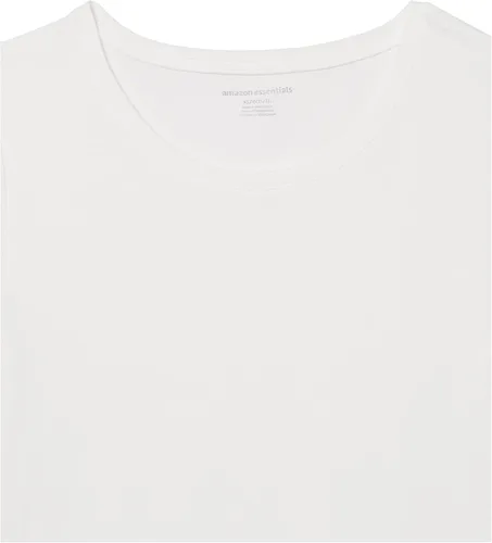 Miniatura 6 de Tienda Essentials - Camiseta de manga corta con cuello redondo y ajuste clásico para mujer, paquete múltiple
