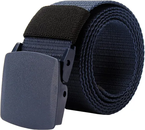 Miniatura 9 de Cinturón táctico de nylon para hombre con hebilla plástica