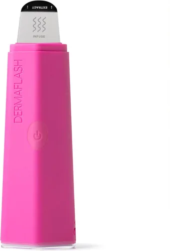 Miniatura 12 de DERMAFLASH DERMAPORE+ Dispositivo de cuidado de la piel, extractor ultrasónico de poros 2 en 1 e infusor para el cuidado de la piel, rubor