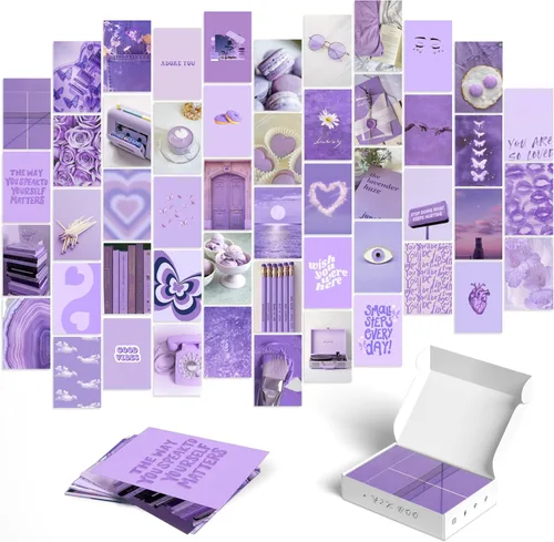 Miniatura 16 de Y2K BOO Kit de Collage de Pared Dark Academia - 50 Fotos Clásicas y Misteriosas de 4"x6" para Decoración de Dormitorio, Regalo para Chicas