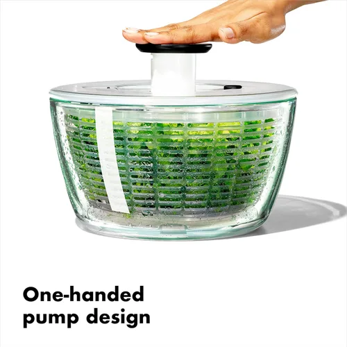 Miniatura 3 de OXO Good Grips - Molinillo de ensalada de vidrio (6.22 cuartos de galón) y OXO Good Grips GreenSaver Produce Keeper, grande