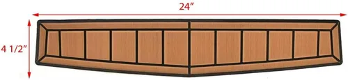 Miniatura 4 de MasterCraft - Alfombrilla antideslizante para barco Paso central de popa color negro moca