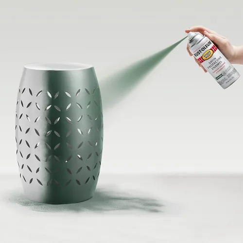 Miniatura 5 de Rust-Oleum 7732830 Stops Rust Pintura en Aerosol, 12 oz, Verde Cazador Satinado