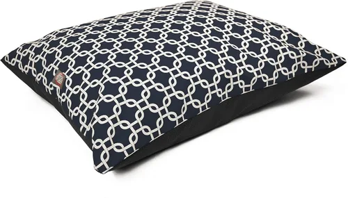Miniatura 26 de Majestic Pet Cama rectangular para perros tamaño mediano, lavable, cama antideslizante y cómoda para mascotas, cama para jaula para perros, almohada
