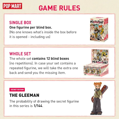 Miniatura 2 de POP MART Peach Riot Rise Up Series Figuras, figuras de caja ciega de Peach Riot, figuras de acción de diseño aleatorio, juguetes coleccionables