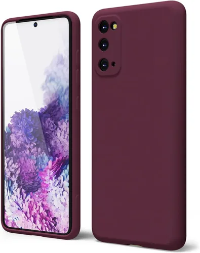 Miniatura 419 de oakxco Funda para teléfono Samsung Galaxy S21 Ultra con agarre de silicona líquida, bonita funda delgada y delgada de goma suave de TPU lisa