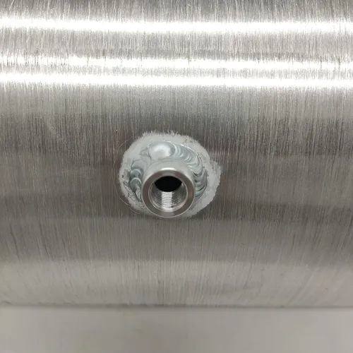 Miniatura 5 de JSD 9 galones 10"x26" aluminio girado redondo tanque de gas centro de llenado 1/4" NPT salida
