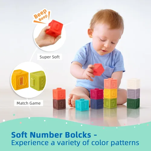 Miniatura 5 de TOOKYLAND Juguetes Montessori para bebés de 6 a 12 meses, juego educativo de aprendizaje 7 en 1, juguetes de madera
