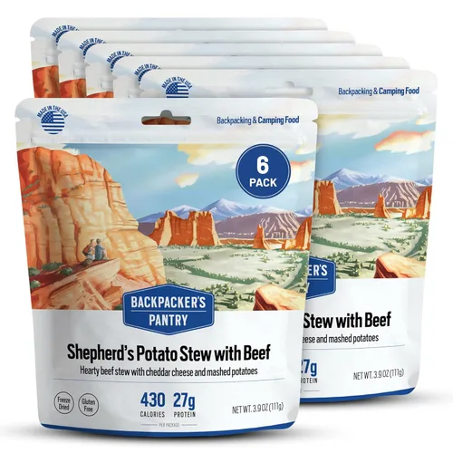 Miniatura 34 de Backpacker's Pantry Curry de Katmandú Comidas veganas para mochileros Alimentos liofilizados para acampar 0.78 oz de proteína 6