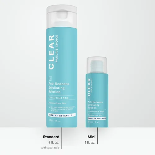 Miniatura 6 de Paula's Choice CLEAR Solución exfoliante extra fuerte, exfoliante líquido de ácido salicílico al 2% para cara, exfoliante facial para acné leve a