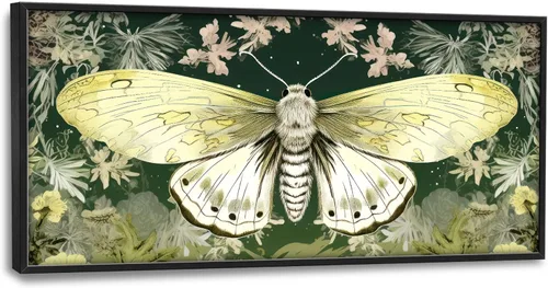 Miniatura 148 de Cuadros Grandes Enmarcados Arte de Pared para Sala de Estar, Lobos del Bosque Decoración de Pared de Gran Tamaño Lobo Animal Impresión en Lienzo
