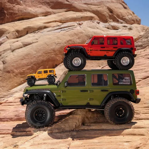 Miniatura 4 de Camioneta RC Axial 1/6 SCX6 Jeep JLU Wrangler 4WD Rock Crawler RTR (baterías y cargador no incluidos): Verde, AXI05000T1