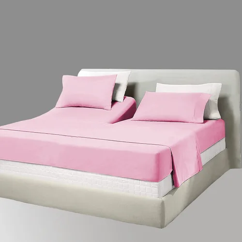 Miniatura 8 de Juego de sábanas de algodón de 600 hilos tamaño Queen dividido para base de cama ajustable, juego de sábanas de 4 piezas con bolsillo profundo