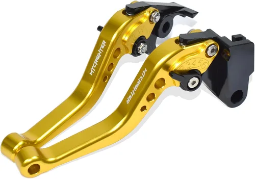 Miniatura 11 de Compatible with Yamaha Fazer FZ-1 FZ-8 FZ-6 FZ-6R FZS600 Short Brake Lever Clutch Lever, CNC Aluminum Alloy Made (Black)