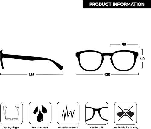 Miniatura 6 de OPULIZE Gafas de Lectura POP para Hombres Mujeres, Marco Redondo Mate Resistente a Arañazos con Bisagras de Primavera, Negro, Negro, Gris, Gris