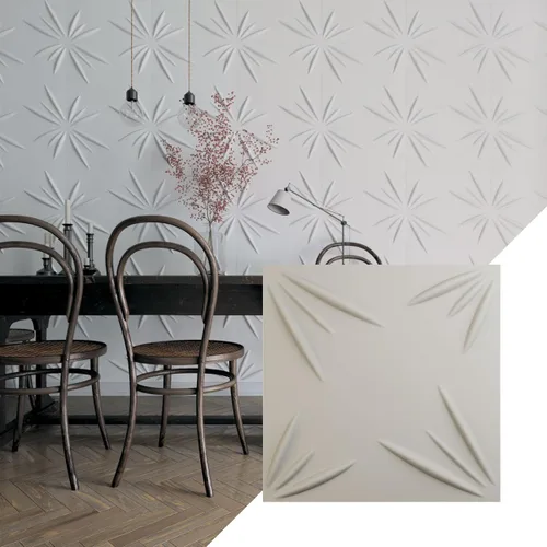 Miniatura 25 de Ekena Millwork WP20X20INWH 19 5/8 pulgadas de ancho x 19 5/8 pulgadas de alto Inula EnduraWall Decorativo 3D Panel de Pared Cubre 2.67 pies cuadrados
