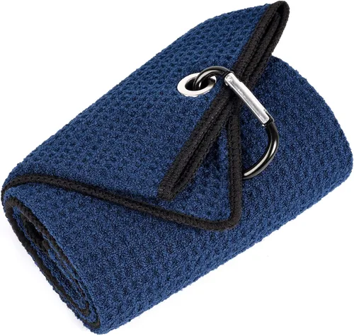 Miniatura 23 de Mile High Life Premium Waffle-Weave Golf Towel 16" X 24" Extra Absorbent & Quick-Dry Ultra-Soft Microfiber Carabiner Clip Multi