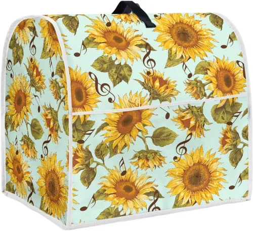 Miniatura 36 de Funda para batidora de pie de libélula bohemia compatible con mezclador de cocina de 4.5 a 5 cuartos de galón, a prueba de polvo, cubierta