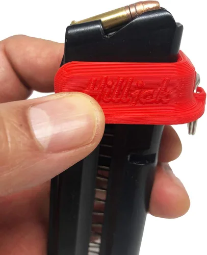 Miniatura 2 de Cargador de velocidad de cargador compatible con GSG 1911, Sig Sauer 1911 22LR cargador de velocidad de tambor, cargador Hilljak Quickie - Rojo
